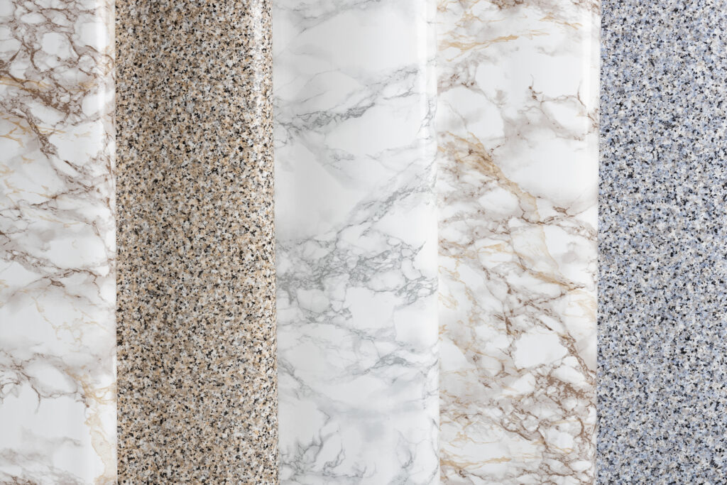difference between tiles and marble​